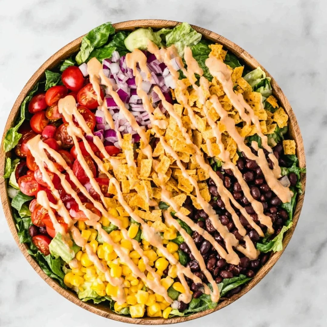 Delicious Southwest Salad with fresh ingredients and colorful toppings