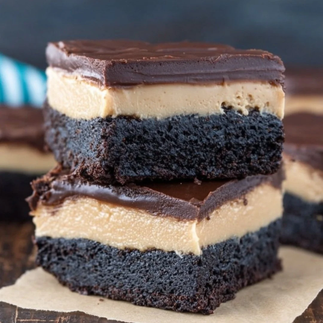 Delicious fudgy coffee brownies topped with chocolate chips
